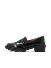 Indlæs billede til gallerivisning BIANCO, PEARLPENNYLOAFER BLACK