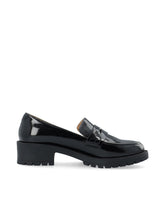 Indlæs billede til gallerivisning BIANCO, PEARLPENNYLOAFER BLACK