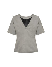 Indlæs billede til gallerivisning LEVETE ROOM, NELLY 2 BLOUSE LIGHT GREY