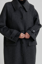 Indlæs billede til gallerivisning SECOND FEMALE, WALANCE FALL COAT DARK GREY