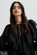 Indlæs billede til gallerivisning SECOND FEMALE, DREAM RUFFLE DRESS - BLACK