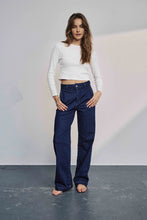 Indlæs billede til gallerivisning NÜMPH, AMBER LONG DARK BLUE DNIM