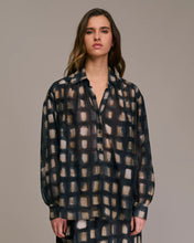 Indlæs billede til gallerivisning DIEGA, CALIBIZA SKJORTE/10734 - CHOCO PRUNE ECRU