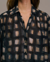 Indlæs billede til gallerivisning DIEGA, CALIBIZA SKJORTE/10734 - CHOCO PRUNE ECRU