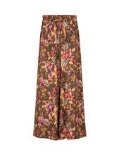 Indlæs billede til gallerivisning TAPIS NOIR, CARA SILK PANTS DARK OLIVE