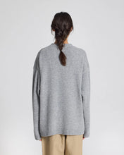 Indlæs billede til gallerivisning GAI & LISVA, EDITH LAMBSWOOL CARDIGAN GREY