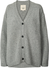 Indlæs billede til gallerivisning GAI & LISVA, EDITH LAMBSWOOL CARDIGAN GREY