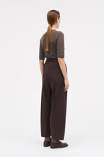 Indlæs billede til gallerivisning MARK TAN, PALOMA CHRISP PANTS DEEP BROWN