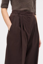 Indlæs billede til gallerivisning MARK TAN, PALOMA CHRISP PANTS DEEP BROWN