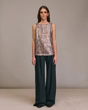 Indlæs billede til gallerivisning DIEGA, TIRSA/10627 PALLIET TOP SILVER