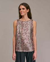 Indlæs billede til gallerivisning DIEGA, TIRSA/10627 PALLIET TOP SILVER