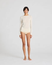 Indlæs billede til gallerivisning GAI & LISVA, THYRE L/S WOOL TOP OFF WHITE