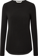 Indlæs billede til gallerivisning GAI & LISVA, THYRE L/S WOOL TOP BLACK