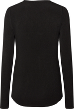 Indlæs billede til gallerivisning GAI & LISVA, THYRE L/S WOOL TOP BLACK