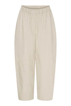 Indlæs billede til gallerivisning ANNE MI, VERA BARREL PANTS OATMEAL