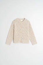 Indlæs billede til gallerivisning INDI & COLD, NJ465 SHORT CARDIGAN BEIGE