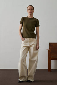 SOEUR, ARISTIDE T-SHIRT KHAKI