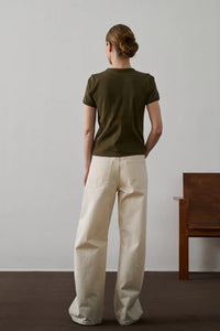 SOEUR, ARISTIDE T-SHIRT KHAKI