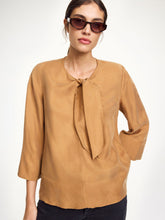 Indlæs billede til gallerivisning BY MALENE BIRGER VEGA BLOUSE BROWN SUGAR