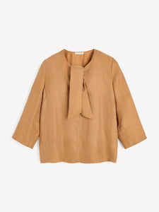 BY MALENE BIRGER VEGA BLOUSE BROWN SUGAR