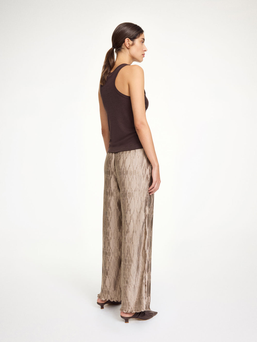 BY MALENE BIRGER LETITA WIDE PANTS COBBERSTONE
