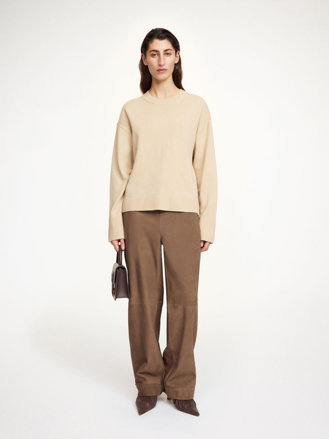 MALENE BIRGER, JOANNI SUEDE PANTS CHOKO