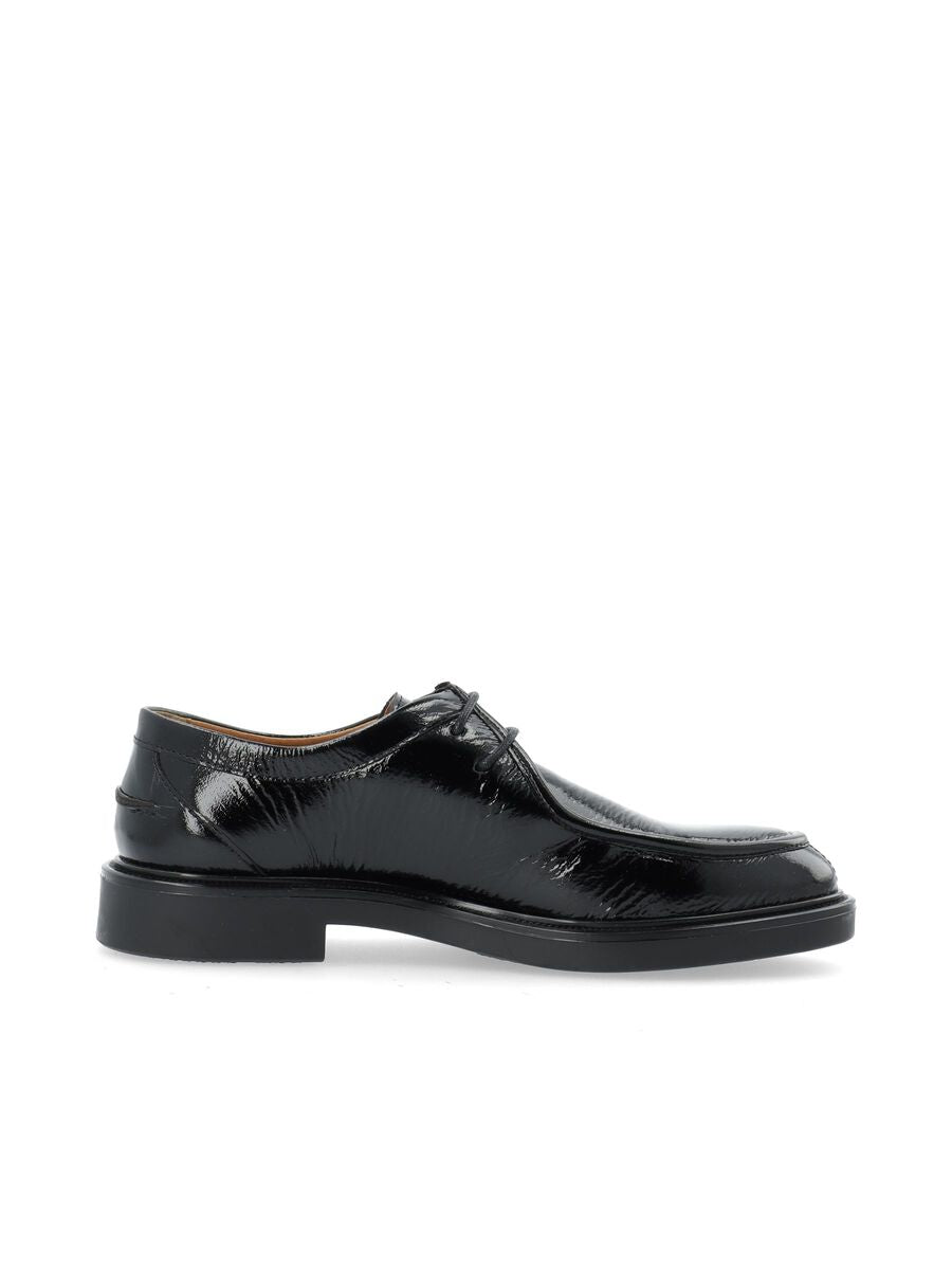 BIANCO, ADDA MOCTOE SHOE LAK BLACK