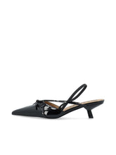 Indlæs billede til gallerivisning BIANCO, BIAKRISTIN KITTEN HEEL BOW SLINGBACK
