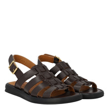 Indlæs billede til gallerivisning ANGULUS SANDAL 5874, DARK BROWN