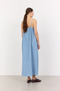 LEVETE ROOM, LR-LENNON 4 DRESS - L610 BLUE