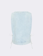 Indlæs billede til gallerivisning LEVETE ROOM, LR-KOSA 9, DENIM TOP