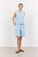 Indlæs billede til gallerivisning LEVETE ROOM, LR-KOSA 9, DENIM TOP