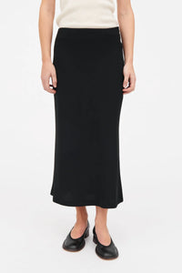 MARK TAN, NOELLE CREPE SKIRT BLACK