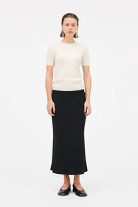 MARK TAN, NOELLE CREPE SKIRT BLACK