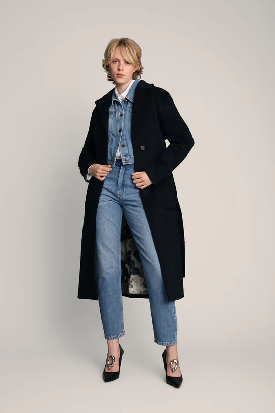 MUNTHE, ELEGANCE COAT - NAVY