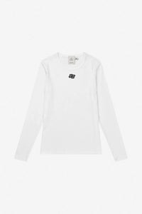 MUNTHE, POTE L/S T-SHIRT WHITE