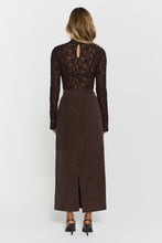 Indlæs billede til gallerivisning TWIST &amp; TANGO, MARIANA LACE TOP MOCHA BROWN