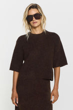 Indlæs billede til gallerivisning TWIST &amp; TANGO, MADINA SHORT SLEEVE KNIT BROWN