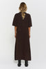 TWIST & TANGO, ISRAA KNITTED SKIRT BROWN