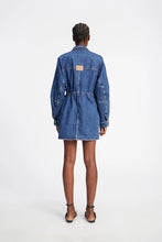 Indlæs billede til gallerivisning MUUNTHE, PRICKLY JACKET DENIM BLUE