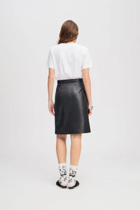 MUNTHE, LACK T-SHIRT WHITE