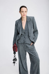 MUNTHE, LAWO BLAZER CHACOAL