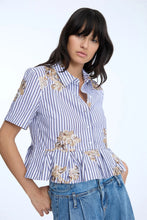 Indlæs billede til gallerivisning MUNTHE, NURIANA SHIRT, STRIPE WHITE