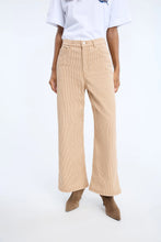 Indlæs billede til gallerivisning MUNTHE, NAVONA PANTS, STRIPE CAMEL