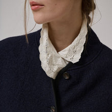 Indlæs billede til gallerivisning ANNE MI, HILL LS WOOL JACKET, DARK NAVY