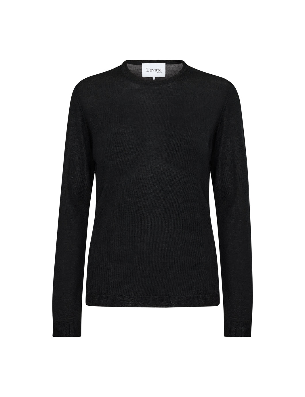 LEVETE ROOM, LR-ISMAILA 2 MERINO WOOL BLACK