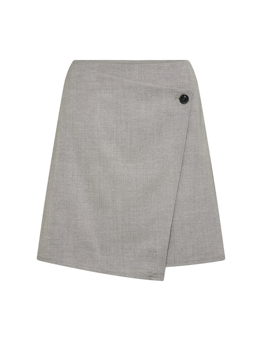 LEVETE ROOM, NELLY 4 SKIRT LIGHT GREY