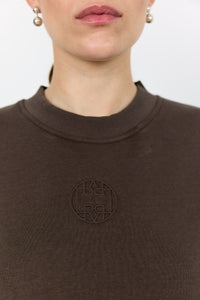 LEVETE ROOM NUKA 12 SWEAT BROWN