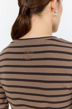 Indlæs billede til gallerivisning LEVETE ROOM, NEDDIE 2 L/S STRIPE BROWN