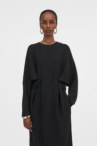 MARK TAN, DANILA CREPE DRESS BLACK